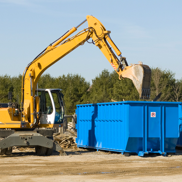 what are the rental fees for a residential dumpster in Toston